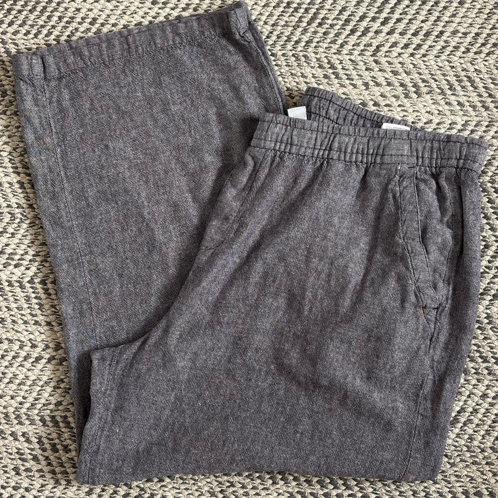 Old Navy Blue Linen Pants